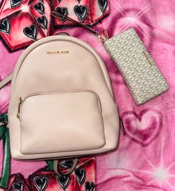Michael Kors backpack and wallet