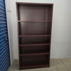 1 Inch Wood Bookshelves With Adjustable Shelves 
