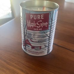 Pure Maple Syrup Candle From Canada