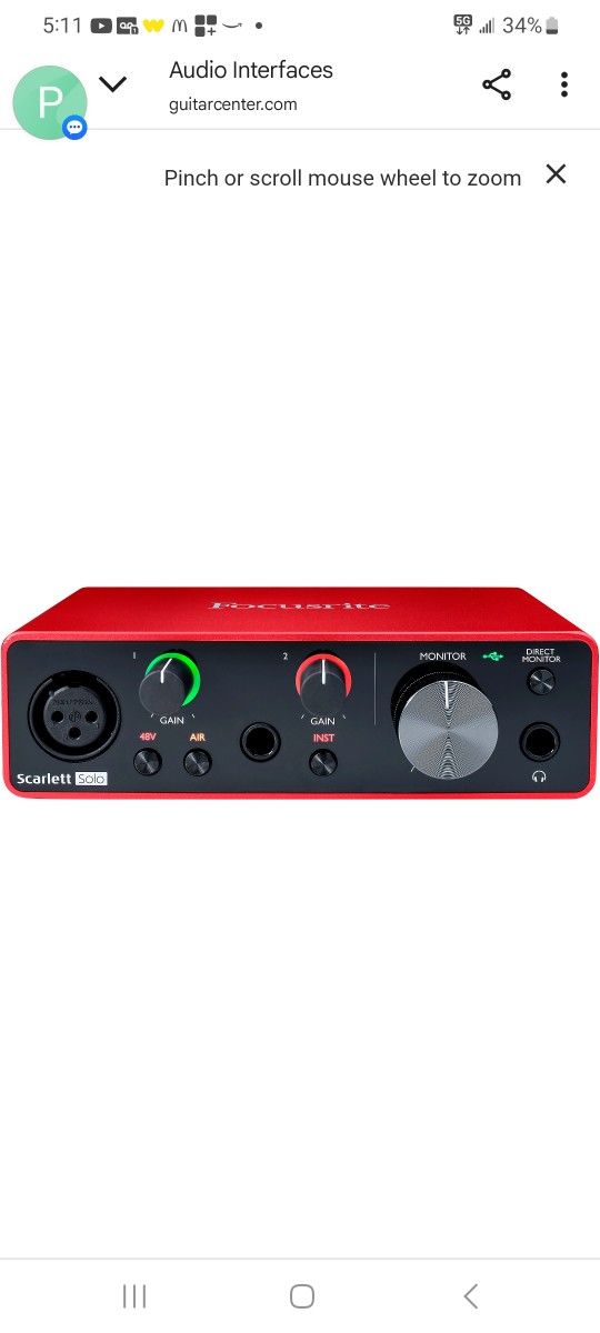 Scarlet Studio interface