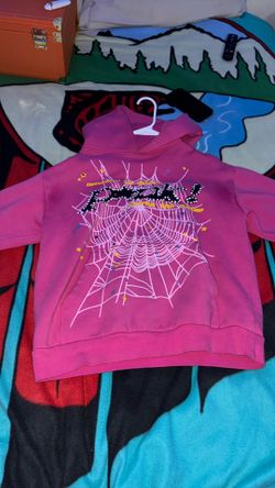 Brand new nice pink spider hoodie