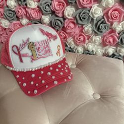 Breast Cancer Trucker Hat $35