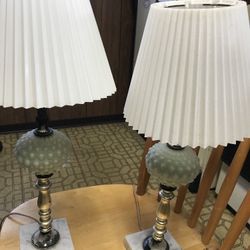 Vintage Marble Lamps 