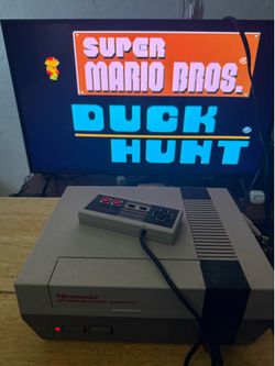 Original nintendo nes console