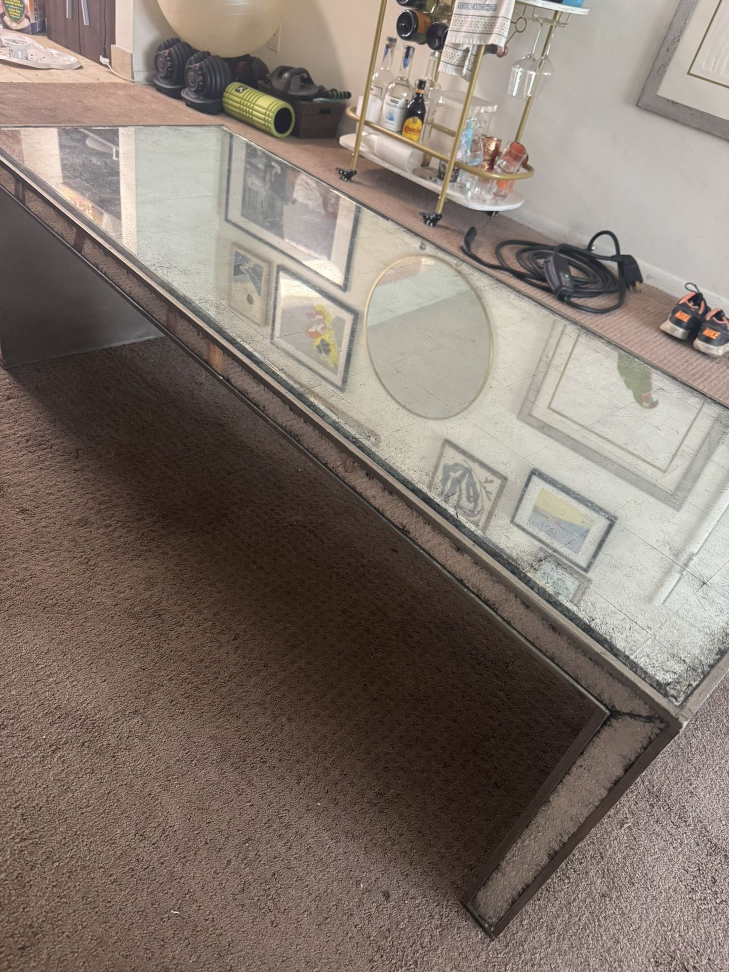 Safavieh Couture Mirrored Coffee Table 