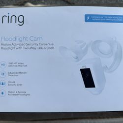 Ring Wired Floodlight Cam New & Factory-Sealed