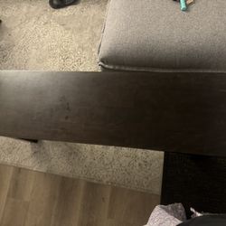 Crate and barrel bench