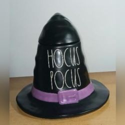Rae Dunn "Hocus Pocus" Witch Hat Canister 