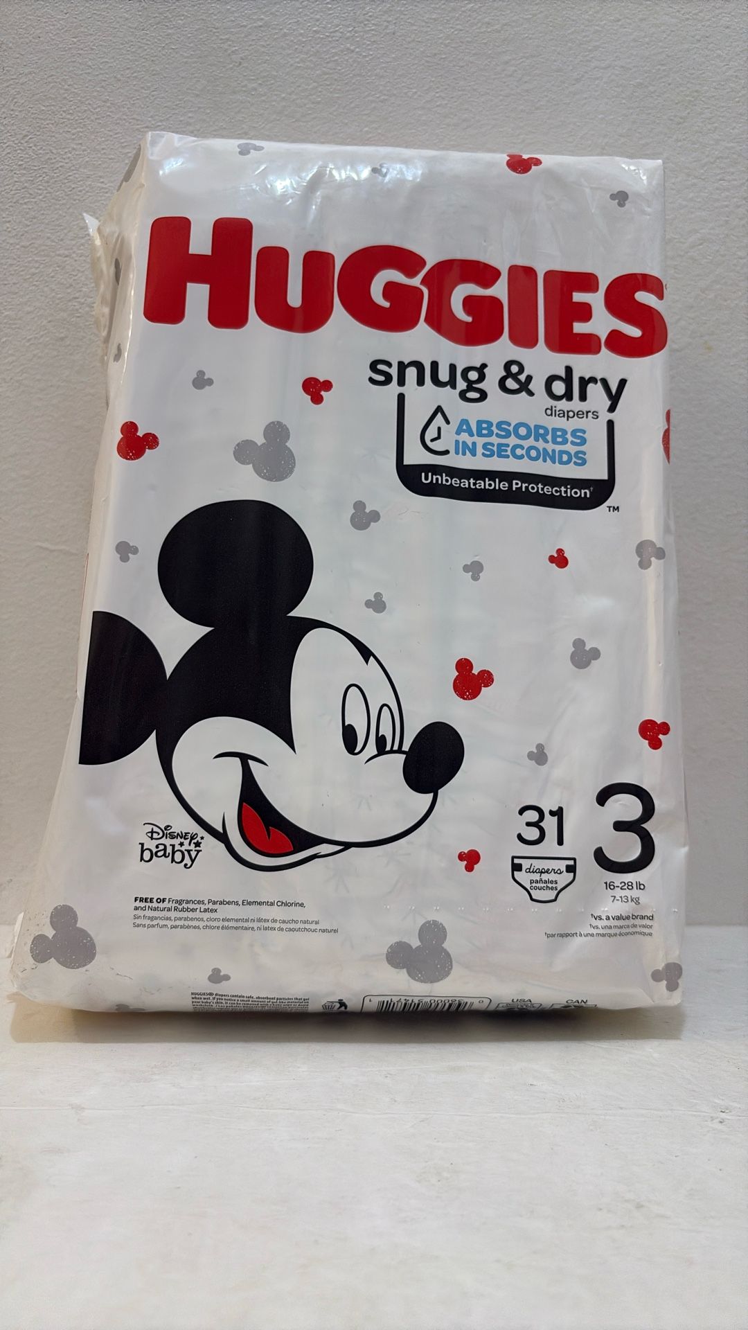 Huggies Snug & Dry Diapers Size 3 (31 Count)