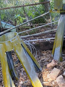 4 Boat Davits And Bases 