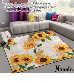 (Rug) Sunflower Non Slip Rug