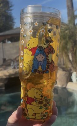 Winnie The Pooh 40oz Snow Globe Tumbler