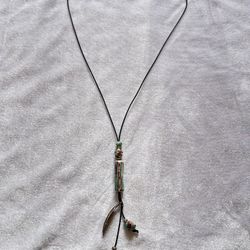 Handmade Ceramic Pendant Necklace –Boho Style