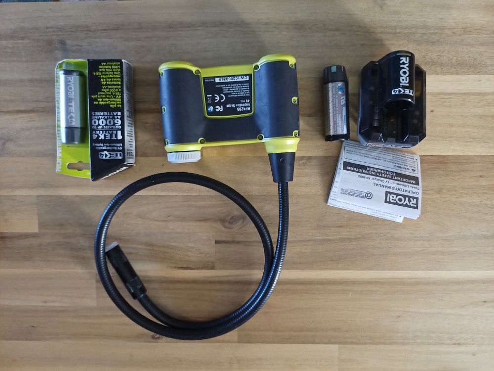 ryobi tek4 4 volt digital inspection scope