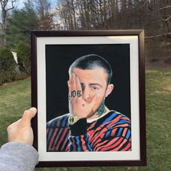 8.5x11” Framed Mac Print Of My Painting