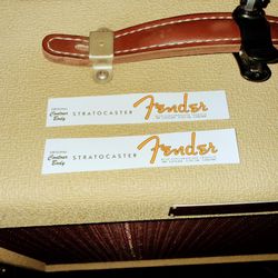 Two Fender Headstock Water Slide Logos 