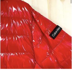 Calvin Klein Red Puffer Winter coat. 
