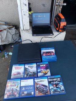 New Conditions 2018 Playstation 4 PS4 slim 1TB 1000GB & 1 Control $160! Or 7 Games is $260! Trade up are welcome. Can be tested