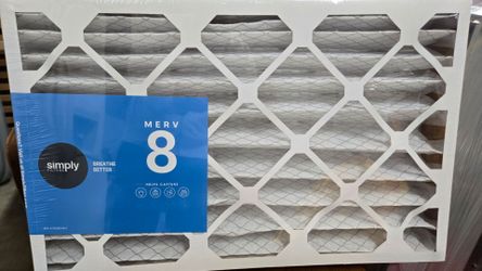Simply 16x25x4 Air Filter MERV 8, For Home AC Furnace & HVAC