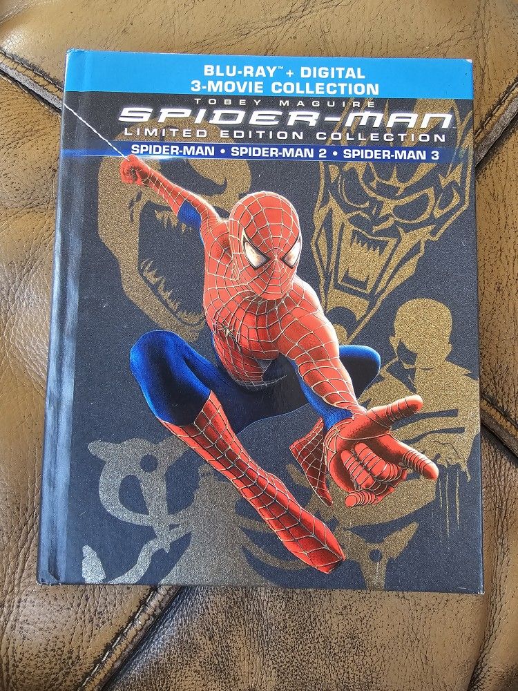 Tobey Maguire Spider-Man Trilogy Blu-Ray LIMITED EDITION Collection
