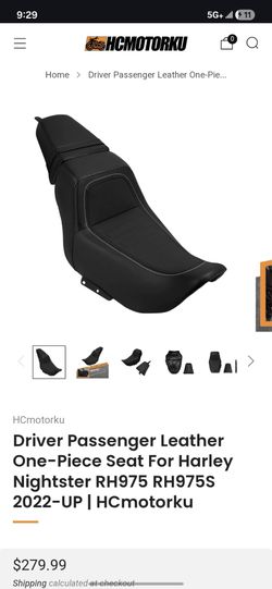 HCmotorku One-Piece Seat for Harley Nightster RH975/RH975S