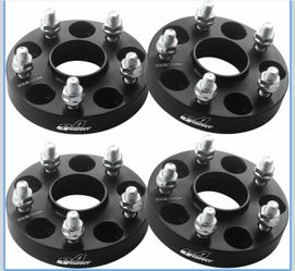 GAsupply 1" 5x4.5 Wheel Spacers 60.1mm Hub Bore 12x1.5 Studs, 4pcs 5x114.3mm Hubcentric Wheel Spacers 25mm Thickness