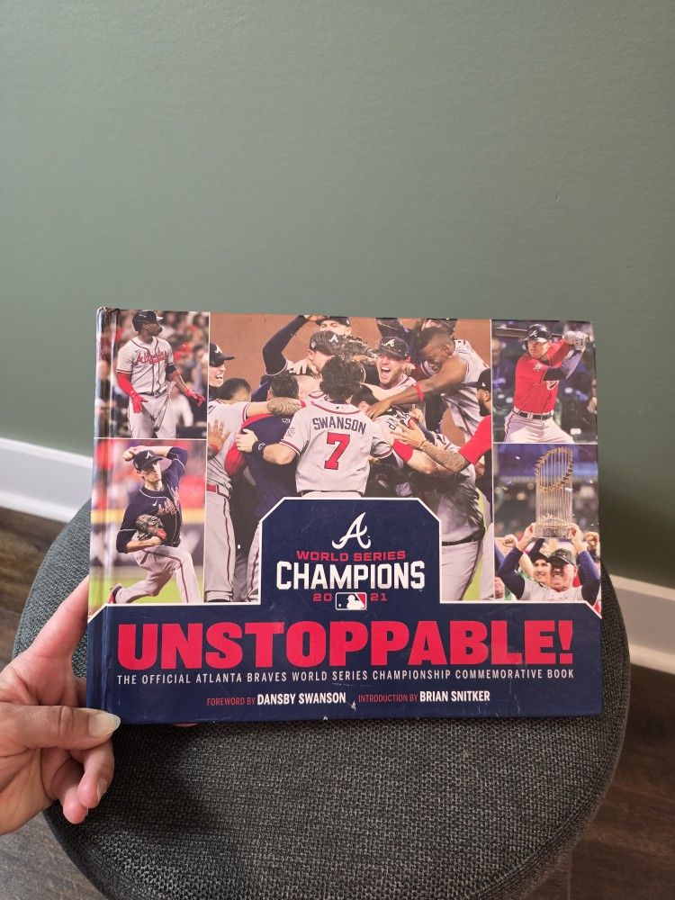 ATLANTA BRAVES 2021 WORLD SERIES CHAMPIONSHIPS OFFICIAL COMMEMORATIVE BOOK