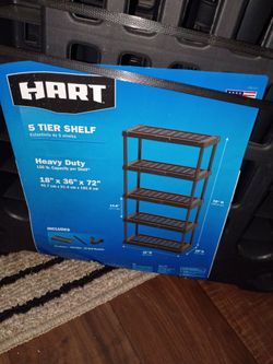 Heart five tier shelves