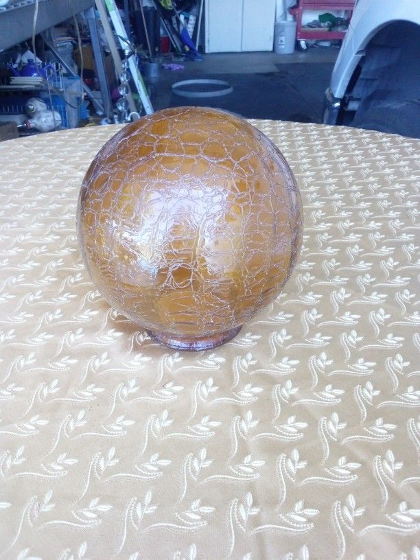Gold Glass Lamp Globe
