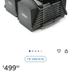 Power Blocks 55lbs-5lbs  & Adjustable Weight Bench 