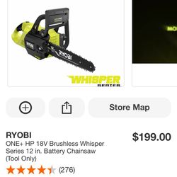 Chainsaw 18v Ryobi