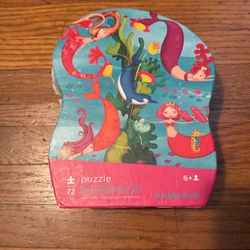 Mermaid puzzle 72 pieces