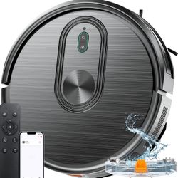 Robot Vacuum and Mop Combo, 2 in 1 Mopping Robotic Vacuum with App/Bluetooth/Voice, Schedule, 3200Pa Max Suction, Slim Self-Charging Robot Vacuum Clea
