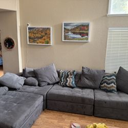 Modern Large Sectional Sofa - Super Comfortable - Great Deal!