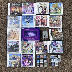 SEND OFFERS CIB "New" Nintendo 3DS XL Galaxy and 30+ Games Lot