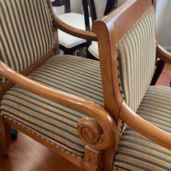 2 colored chairs