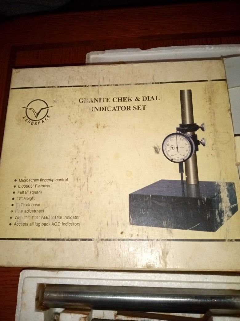 Granite Check & Dial Indicator Set