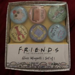 Friends Glass Magnets (set Of 6)