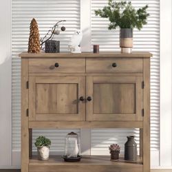 Storage Cabinet / Entryway Console Table 