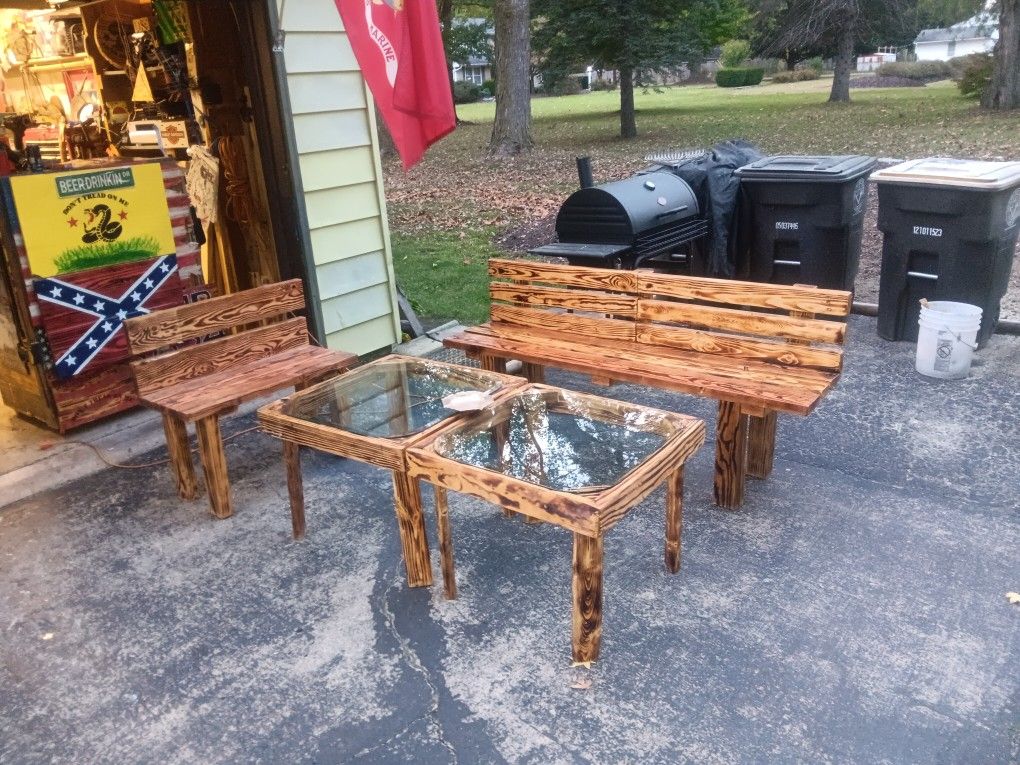 Bench And Tables