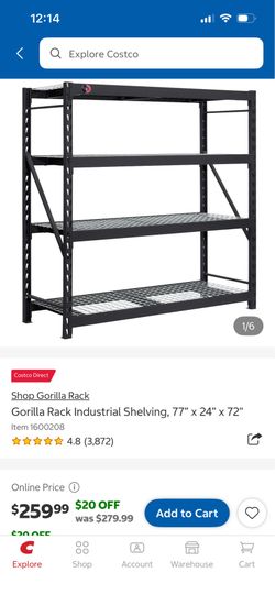 Costco Gorilla racks