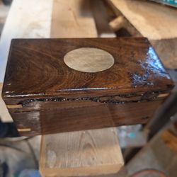 JUSTINS WOOD PRODUCTS Custom Burnt And Refinished Keepsake Boxes