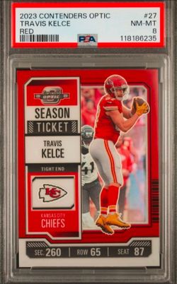 2023 PANINI CONTENDERS OPTIC KANSAS CITY CHIEFS TRAVIS KELCE #/175