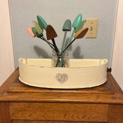 Repurposed Antique Treadle Sewing Machine Cabinet Drawer