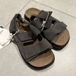 NWT Zara 9 Us Size Kids Sandals Leather 