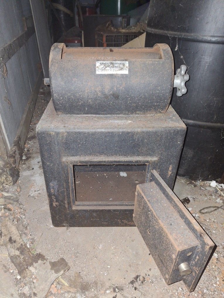 Antique Roll Top Cash Deposit Safe