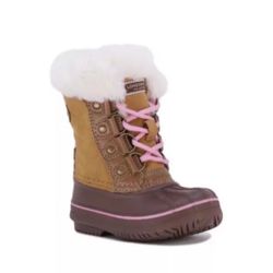 London Fog Toddler Girls Enfield Warm Boot - Tan Size 6