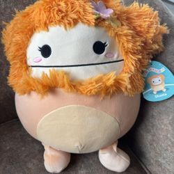 Squishmallows Shasta Bigfoot 12 inch NWT