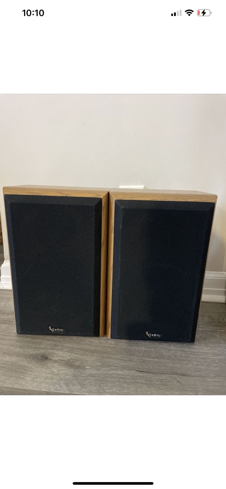 Vintage Infinity Reference One Speakers Working Check Photos
