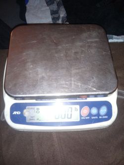 Scale for weighing